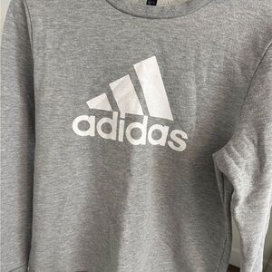 Adidas Women Gray Sweatshirt